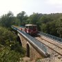 La draisine sur le pont de l'Issole