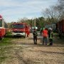 Les sapeurs-pompiers s'informent de la situation