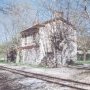 La gare de Ste-Anastasie dans l'état dans lequel elle se trouvait lors (…)